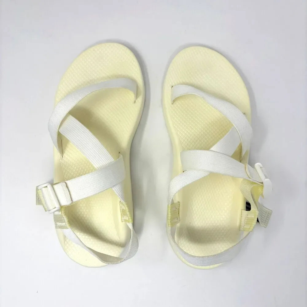 Chaco Z/1 Mens 11 Classic Strap Outdoor Hiking Sandal White-Cream Gorpcore Sport